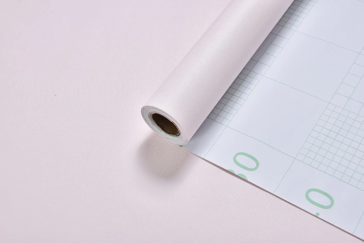 

Macarone Light Pink Squares Waterproof Fireproof And Antifouling DIY Wallpaper Adhesive Furniture Renovation Wall Sticker