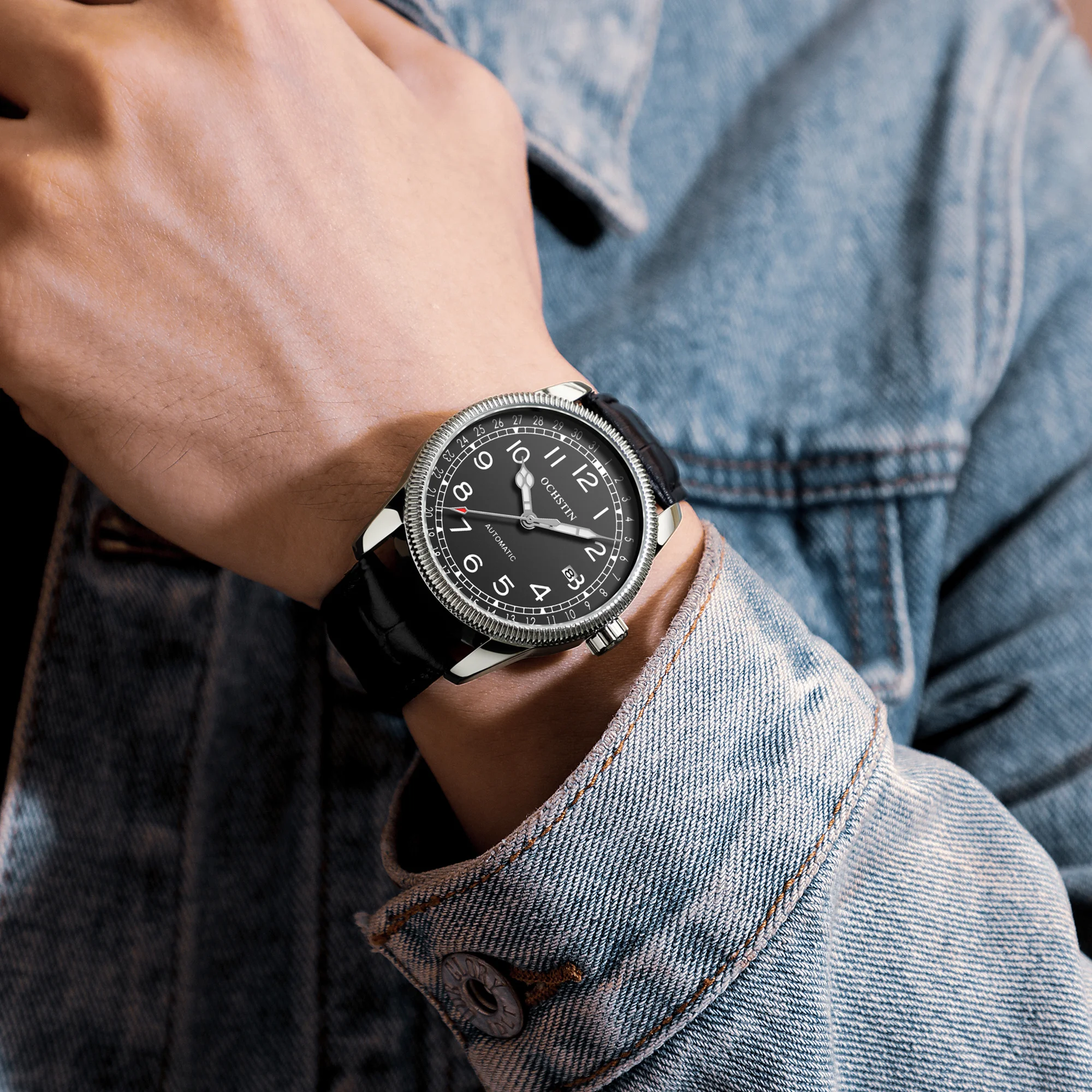 Часы мужские механические светящиеся с автоподзаводом 2022 | Наручные часы