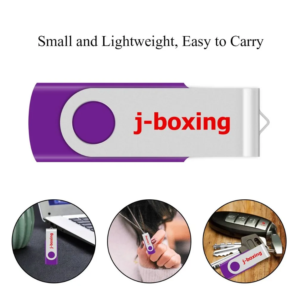 J-boxing 16 Гб Фиолетовый USB флэш поворотный флэш-диск складной Флешка флеш-накопитель для хранения USB карта памяти для ПК Mac USB устройство