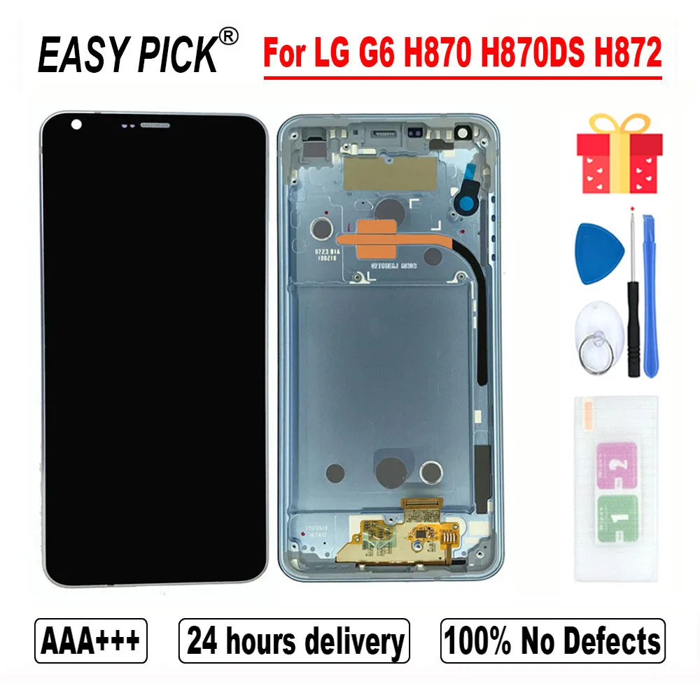 ЖК дисплей для LG G6 H870 H870DS H872 LS993 VS998 US997 G600L G600S/K H873U кодирующий преобразователь