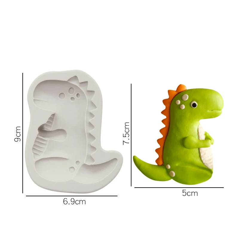 Силиконовые формы для торта в виде динозавра 8 форм | Дом и сад