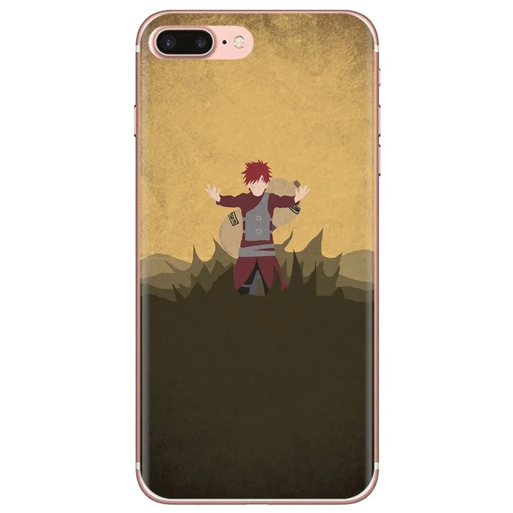 Силиконовый чехол для телефона iPhone 11 Pro 4 4S 5 5S SE 5C 6 6S 7 8 X XR XS Plus Max iPod Touch Anime Naruto Gaara |