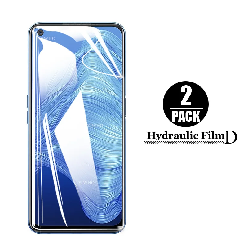 

2 шт Защитный гидрогель для realme 7 5g Экран Защитная мягкая пленка для oppo realme7 RMX2111 реальные мне 7 Камера закаленное Стекло
