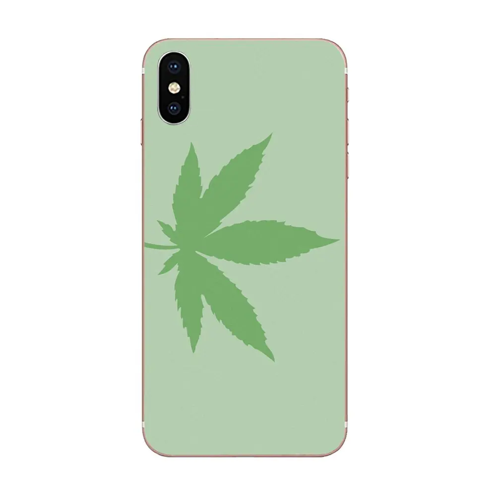 Чехлы из ТПУ для Huawei P7 P8 P9 P10 P20 P30 Lite Mini Plus Pro 2017 2018 2019 с пеньковыми листьями|Бамперы|