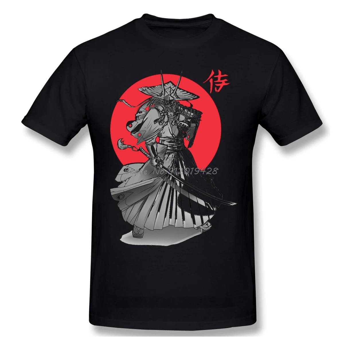 

Fanart T-Shirt Men Top Quality 100% Cotton Short Summer Sleeve Ghost Of Tsushima Action Adventure Games Casual Loose