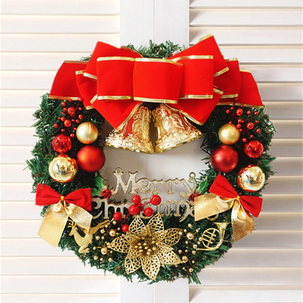 

Wall Christmas Wreath Decoration Party Door Garland Ornament Halloween