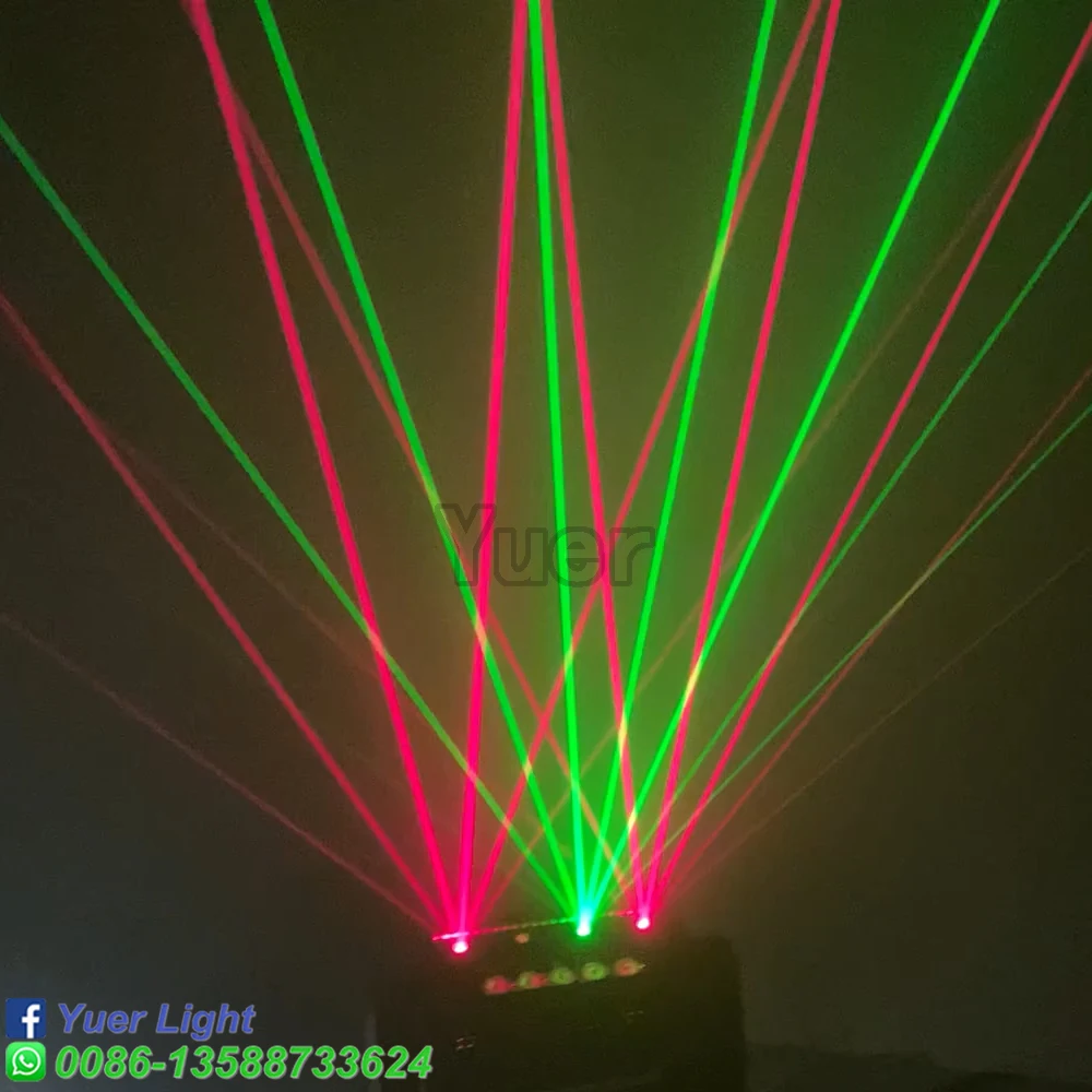 Лазерный Стробоскоп 3 в 1 неограниченная вращающаяся Подвижная головка освещение