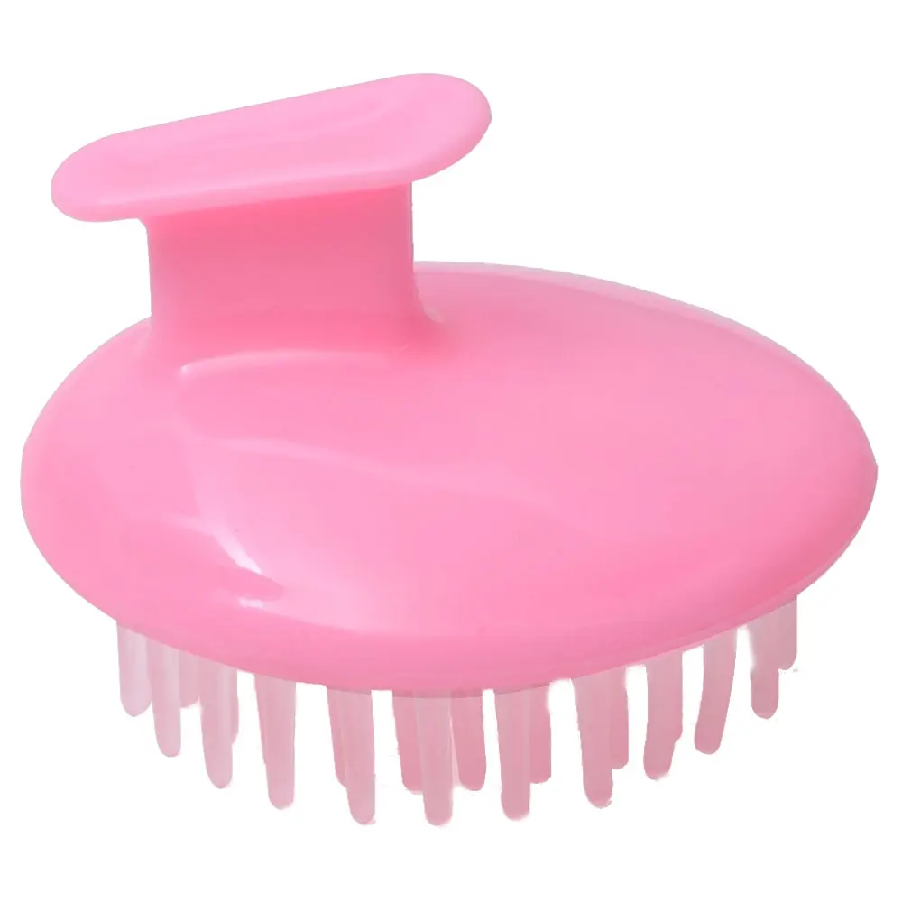 Силиконовый шампунь для мытья головы Массажная щетка волос расческа ухода за