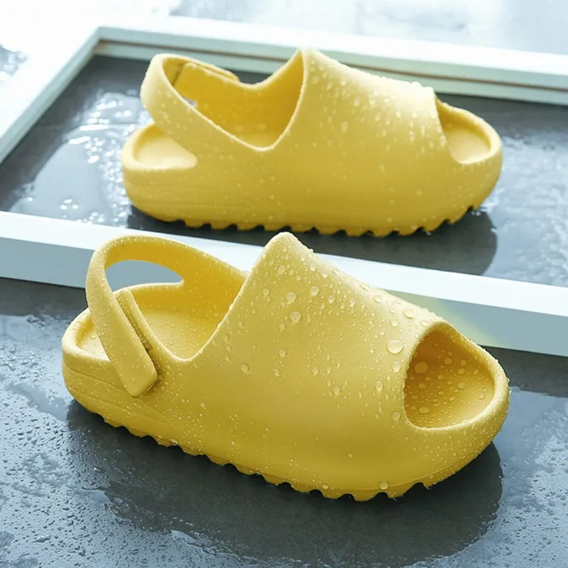 

Summer 2021 new boys and girls trend jelly shoes children's sandals fashion beach Kids Soft Shoes