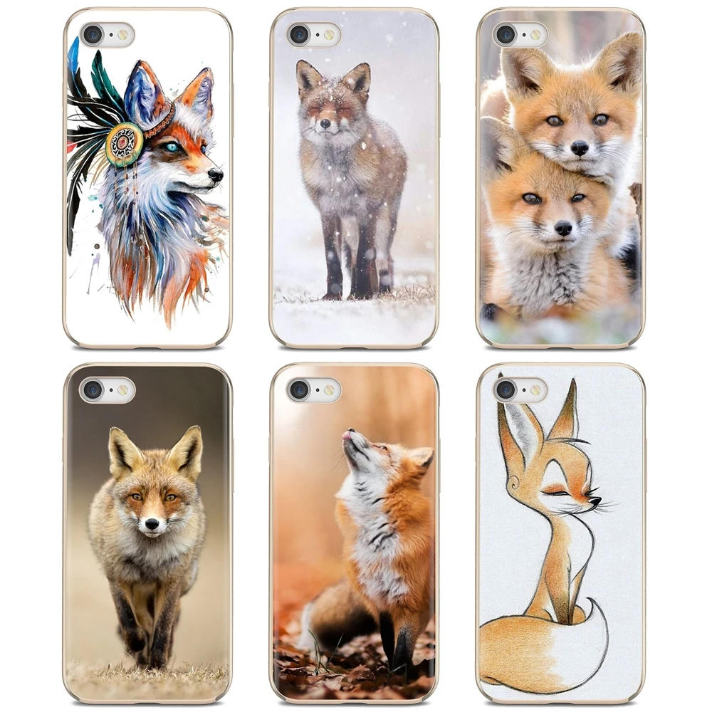 

Accessories Shell Case For iPod Touch iPhone 10 11 12 Pro 4S 5S SE 5C 6 6S 7 8 X XR XS Plus Max 2020 fox cute lovely animal
