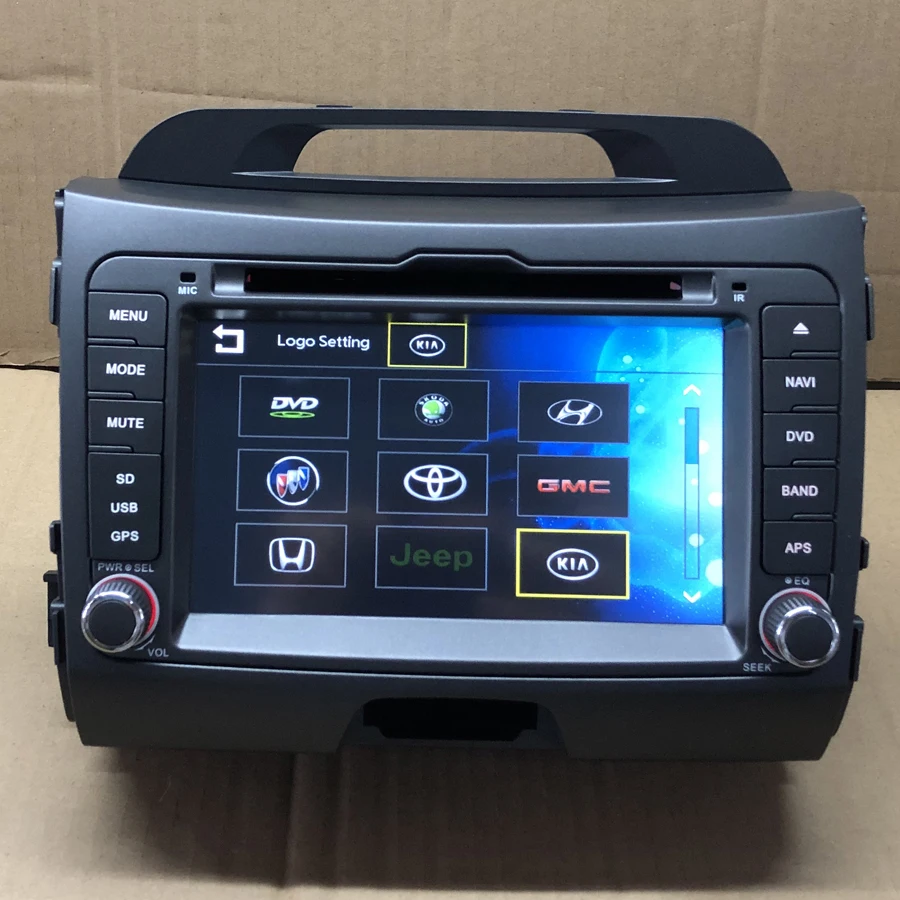 BYNCG 2din 7INCH Car DVD Multimedia Player for Kia Sportage 2010 2015 Autoradio GPS Navigation Stereo Music Audio Player|Автомагнитолы|