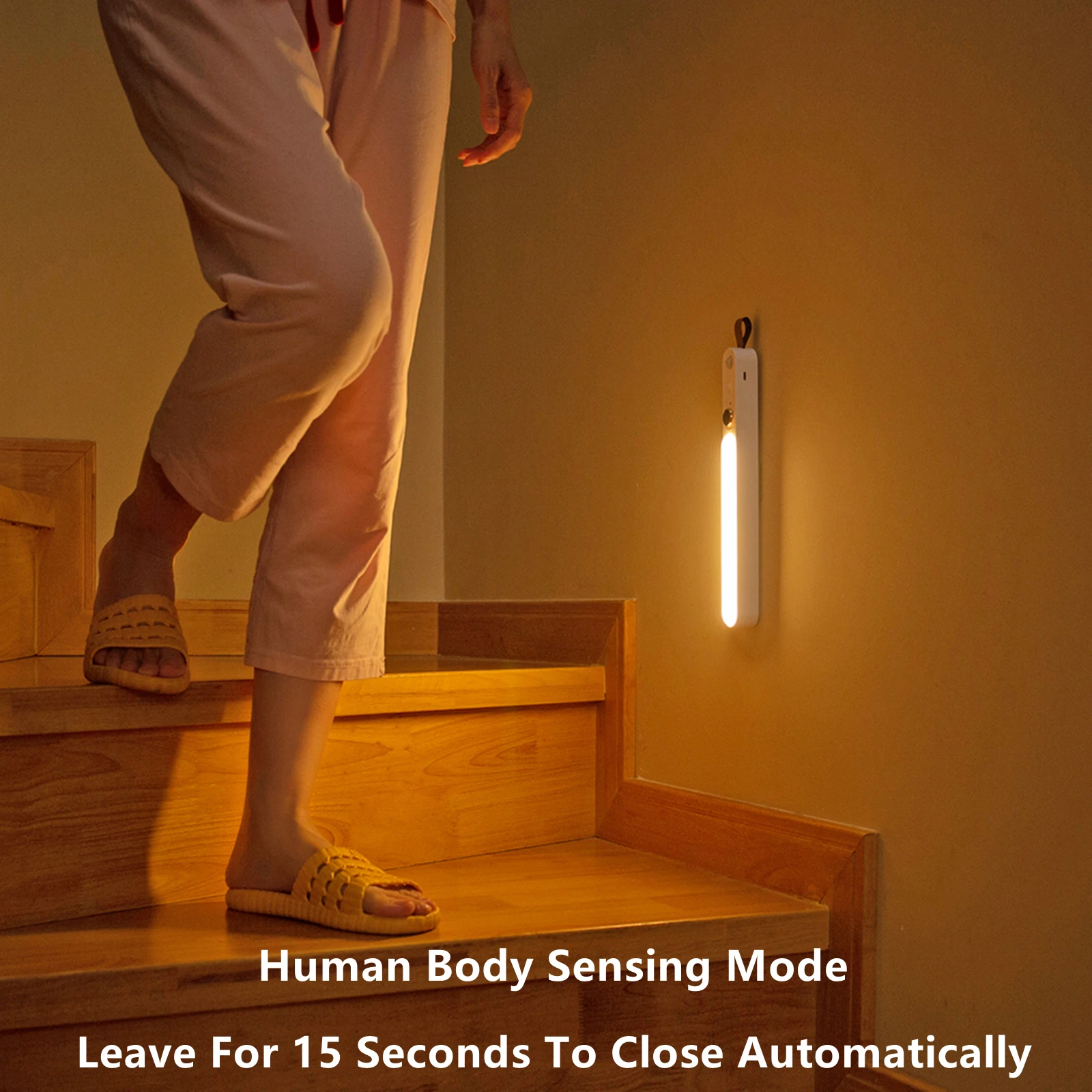 axx cabinet light led motion sensor light usb rechargeable night light suitable for room kitchen bedroom wardrobe outdoor light free global shipping