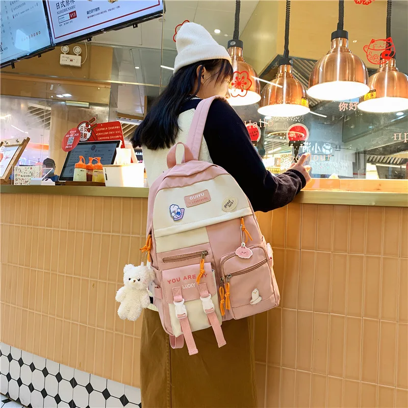 Japanese schoolbag large school backpack school backpacks school fashion backpacks school japanese backpack lady backpack