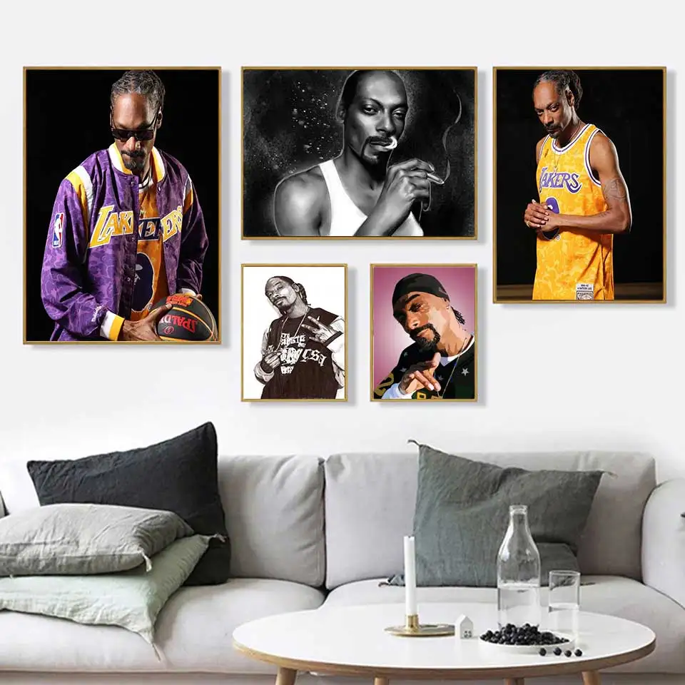 Модель музыкальной певицы Snoop Doggy Постер со звездами Художественная Картина на