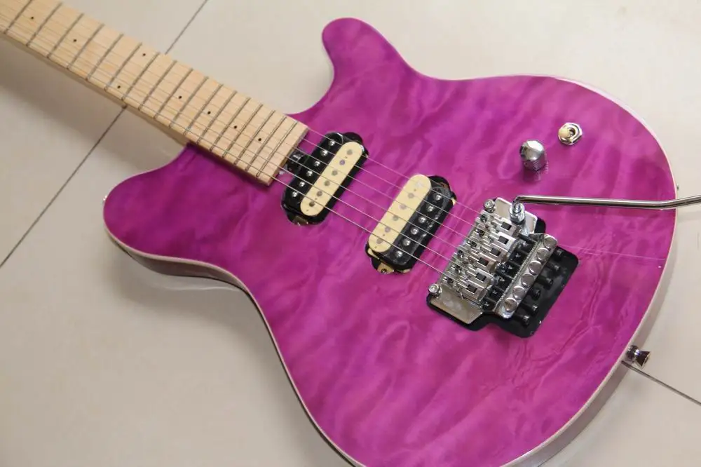 Новая модель электрогитары Musicman в фиолетовом цвете 120715|Гитары| |