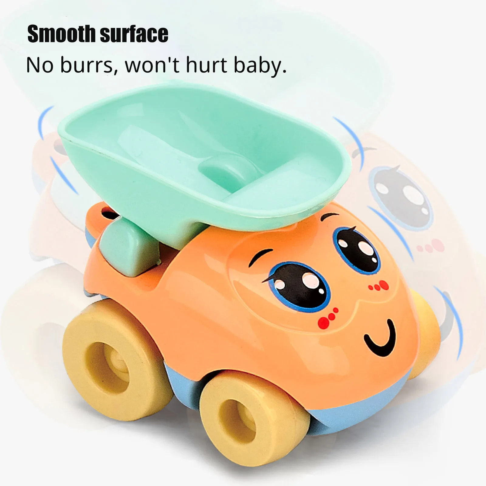 4Pcs Children Cartoon Kids Car Model Toy Pull Back Toys Mobile Vehicle Fire Truck Taxi Mini Plastic Cars Boy Gift | Игрушки и хобби