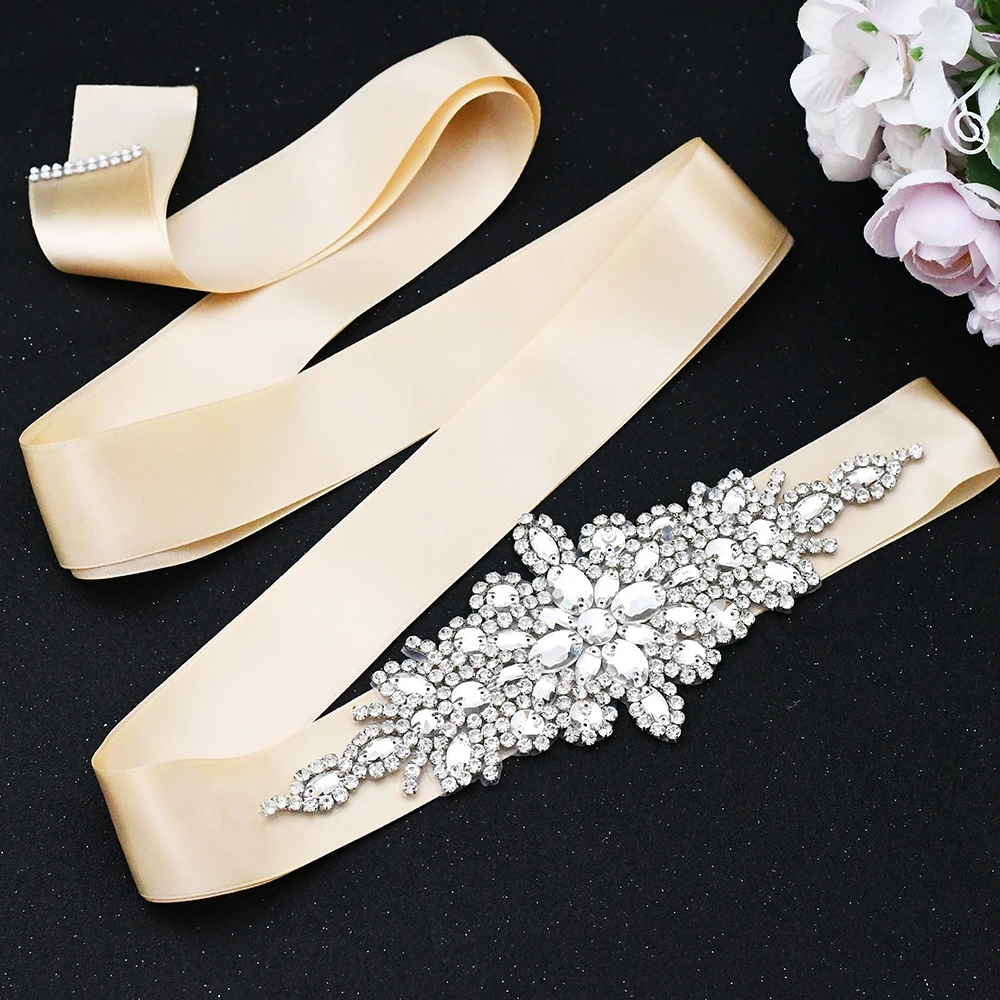 S01 Handmade Women's Belt Wedding Belts Bridal Sash Bridesmaid Dress for Evening Party Prom Gown Dresses | Свадьбы и торжества