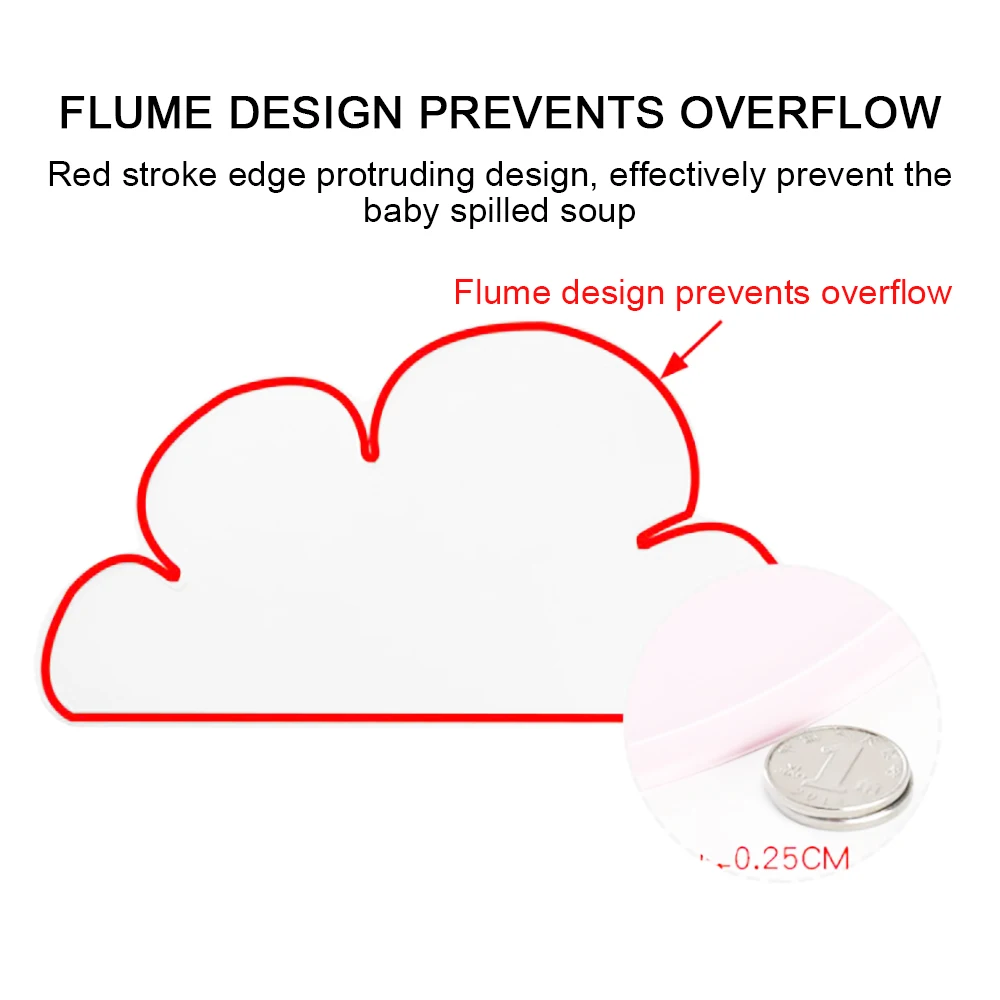 Силикагель в форме облака термостойкие салфетки для малышей и детей ясельного