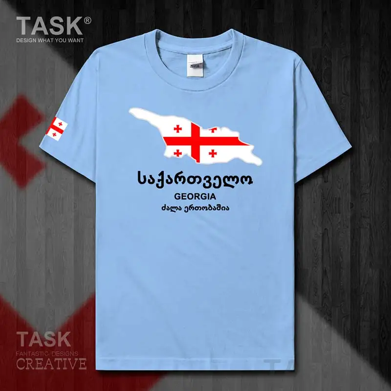 Грузинская Гео грузинская Тбилиси Мужская футболка Новые Топы Одежда с коротким