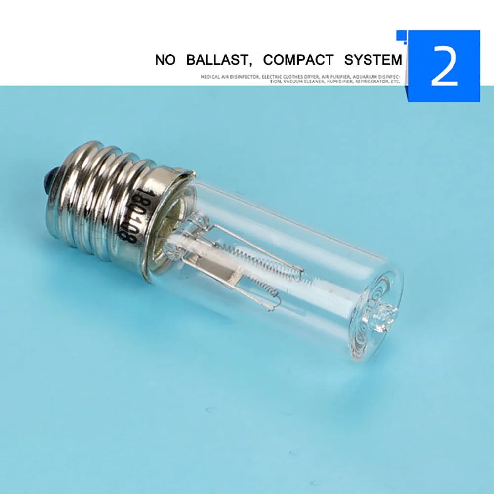 УФ бактерицидная лампа компактная UVC клещи дезинфекция озоновая кварцевая