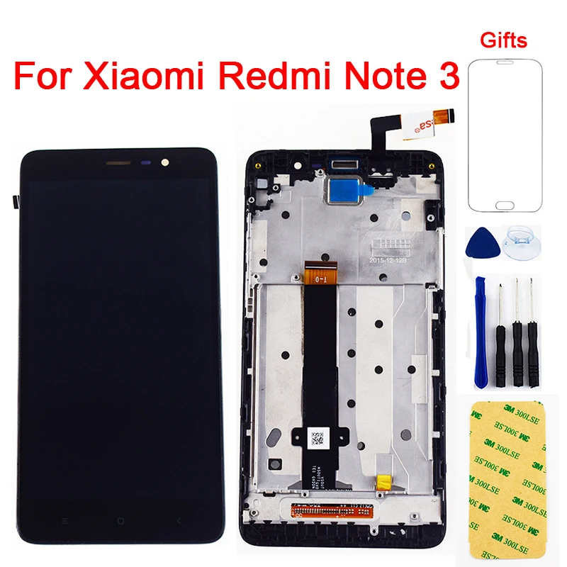 Для Xiaomi Redmi Note 3 ЖК дисплей сенсорный экран для Rendmi Note3 панель дигитайзер Сенсорная