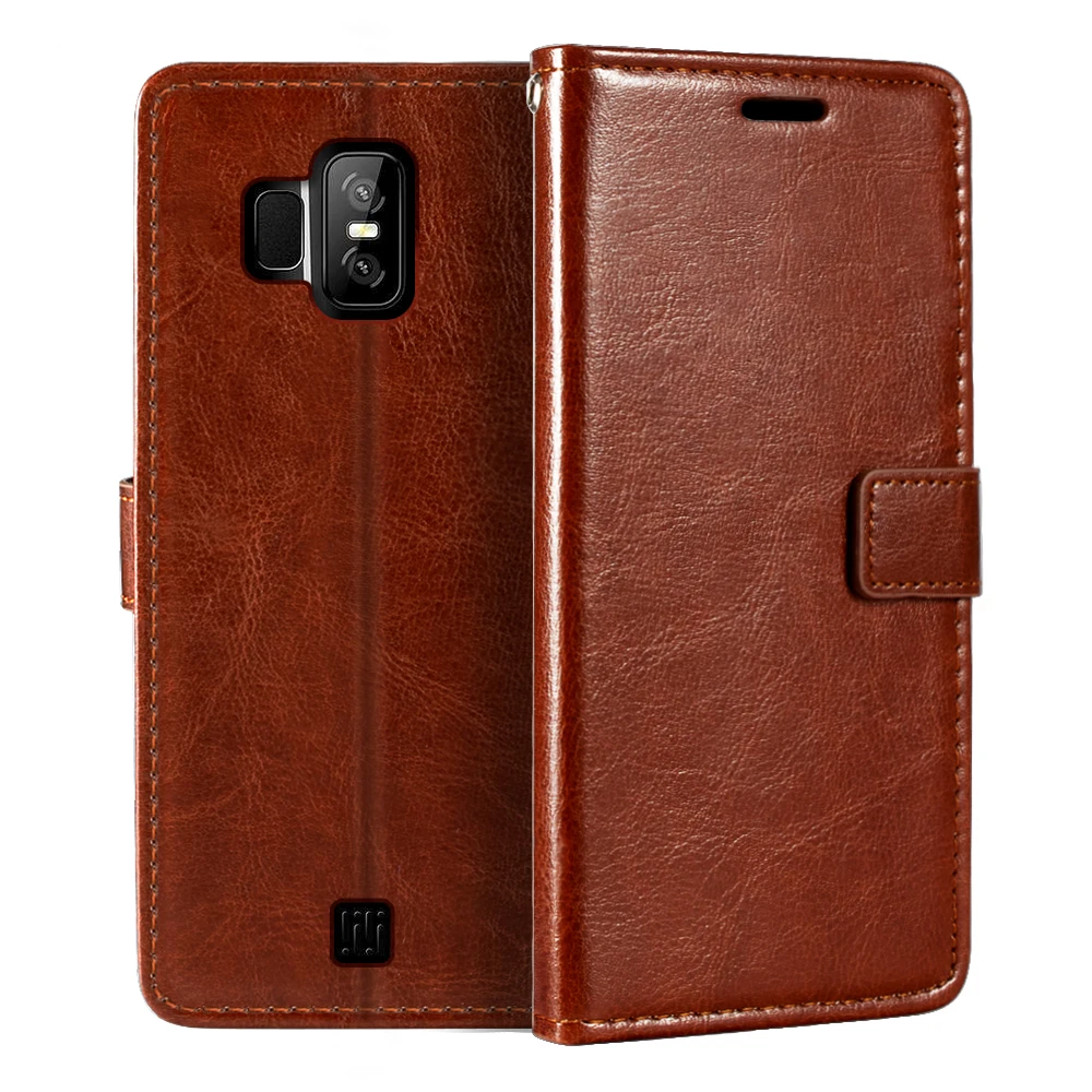 

Чехол-книжка для Homtom S7, из искусственной кожи, с отделением для карт и подставкой