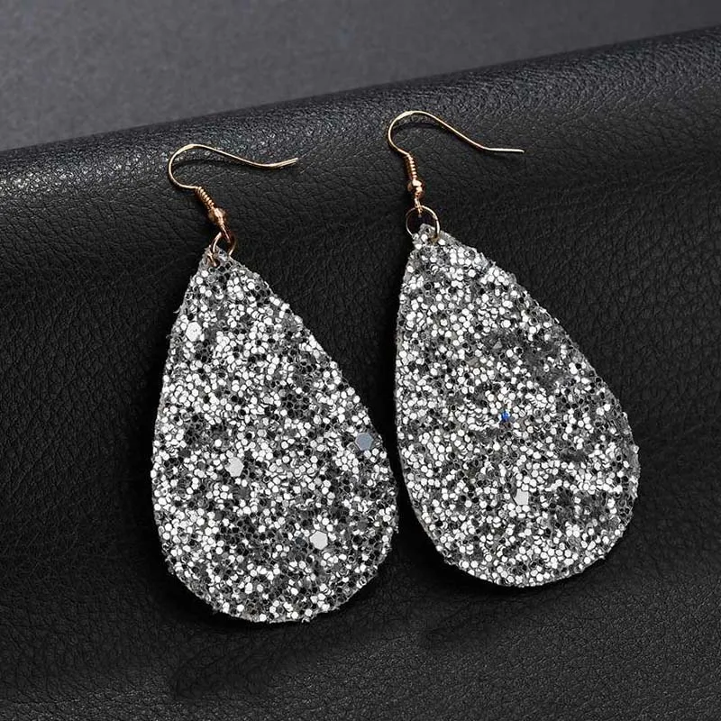 Висячие серьги в стиле ретро для женщин полиуретановые перья капли воды разные