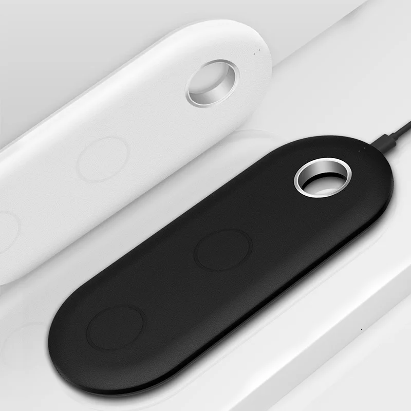 Беспроводное зарядное устройство Qi 3 в 1 для iPhone 11 Pro XS Max XR X 8 Apple Watch AirPods док станция