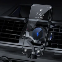 10w car wireless charger for iphone 13 12 11 pro max xs xr x car gravity mount for samsung s21 note 20 ultra charge phone holder