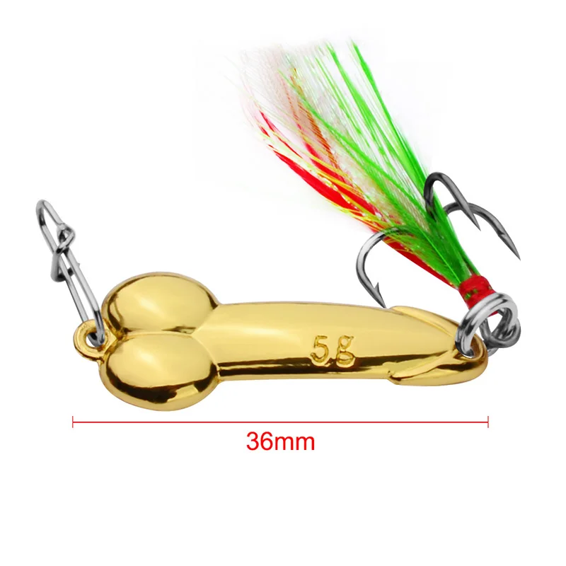 Металлическая ложка рыболовная приманка перо крючок металлическая Спиннер