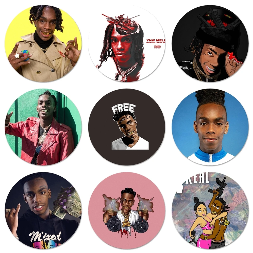 58 мм Ynw Melly Rapper POP кухонный Декор для дома магнитные наклейки холодильника | Дом и