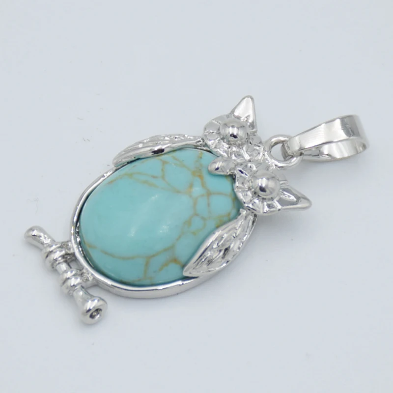 Платье с милой совой для девочек Животные ожерелья подвески из натурального