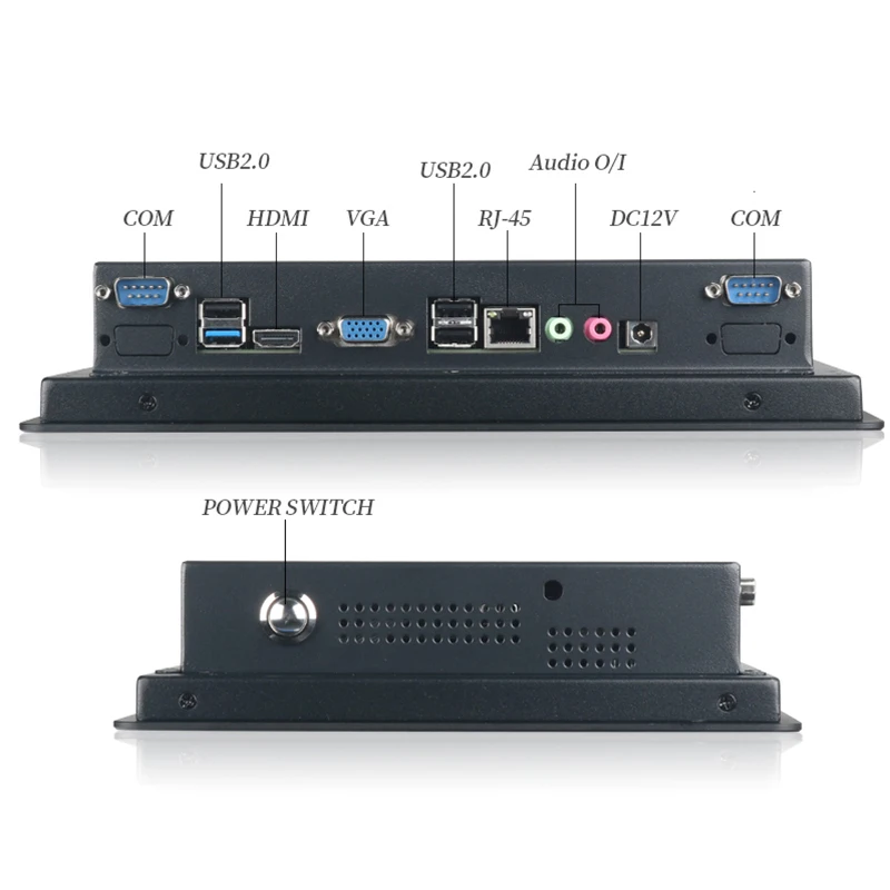12 1 дюймовая рамка водонепроницаемый все в одном Multi touch barebone ПК настольные