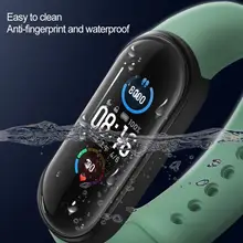 5Pcs TPU Anti-Scratch Full Screen Protective Film Glass Protector for Xiaomi Mi Band 5 Wearable Devices Smart Watch Accessories