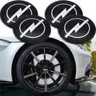 4 шт., 56 мм Эмблема для Opel Astra H G J kInsignia Mokka Zafira Corsa Vectra C автостайлинг