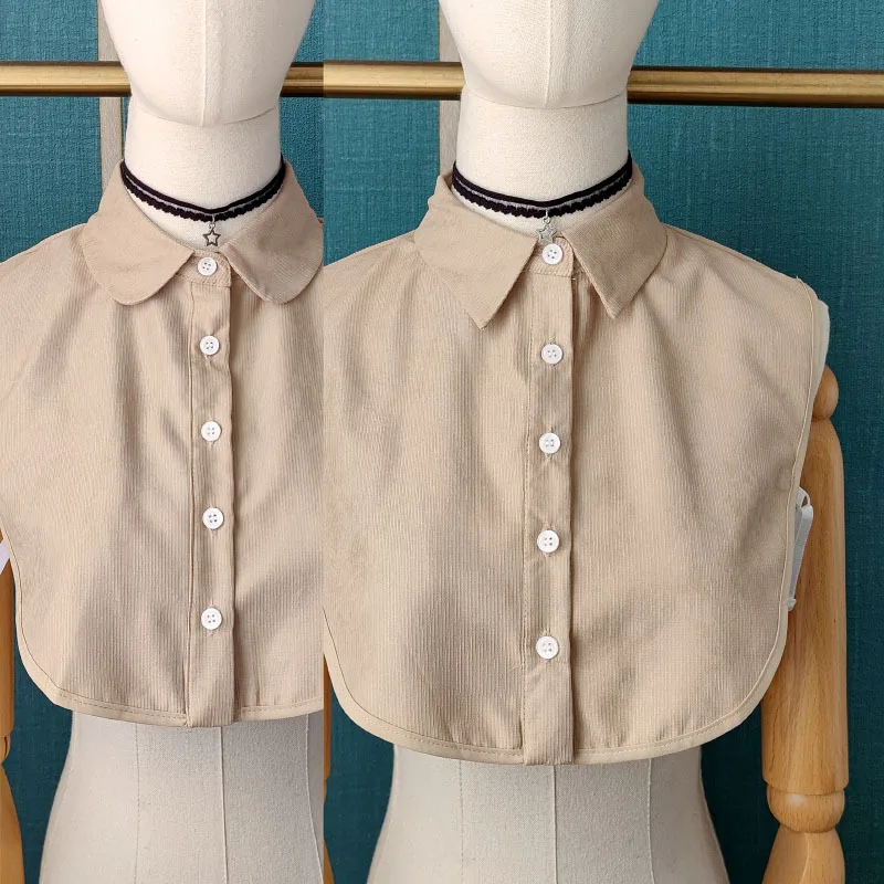 

Unisex Formal Dress Men's Lapel Fake Shirt Collars for Women Shirts Detachable Collar False Collar Woman Faux Col