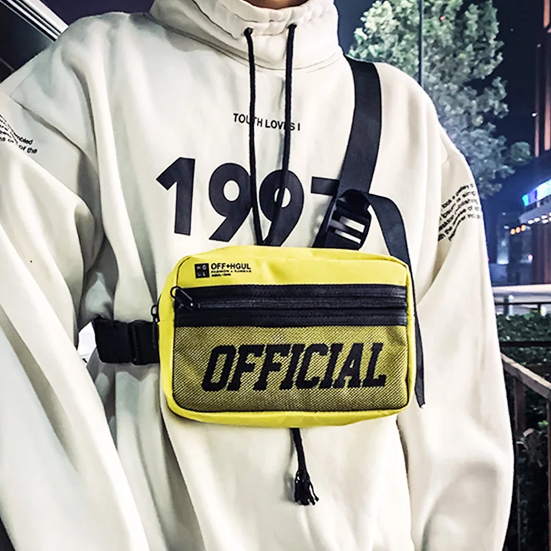 Тактическая нагрудная сумка уличная функция нагрудные сумки унисекс модная