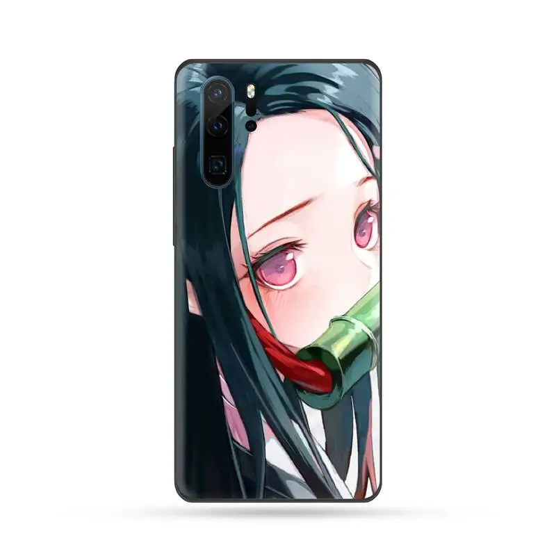 

Kamado Nezuko Kimetsu no Yaiba Demon Phone Cases For Huawei Mate 9 10 20 Pro lite 20x nova 3e P10 plus P20 Pro Honor10 lite