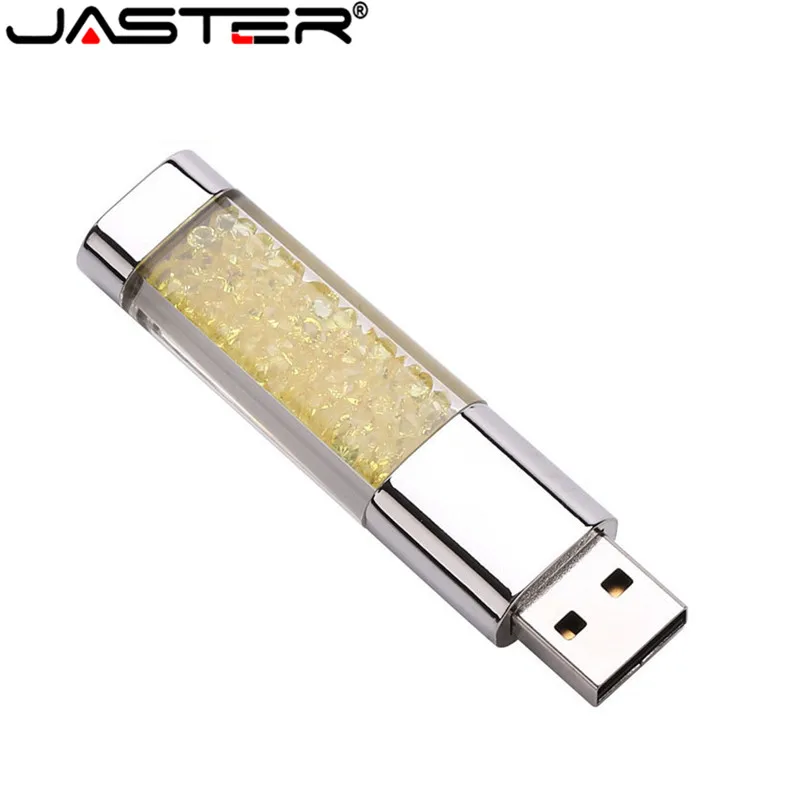 JASTER usb 2 0 красивый Кристальный флеш накопитель 32 Гб Водонепроницаемый Алмазный 4