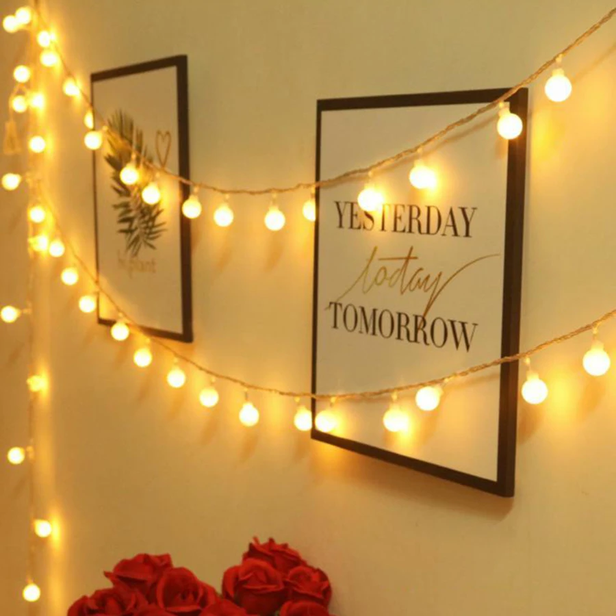 

Thrisdar Star Snowflakes Starry Ball Fairy Light 20M 30M 50M Christmas String Light Garland for Patio Tree Party Wedding Bedroom