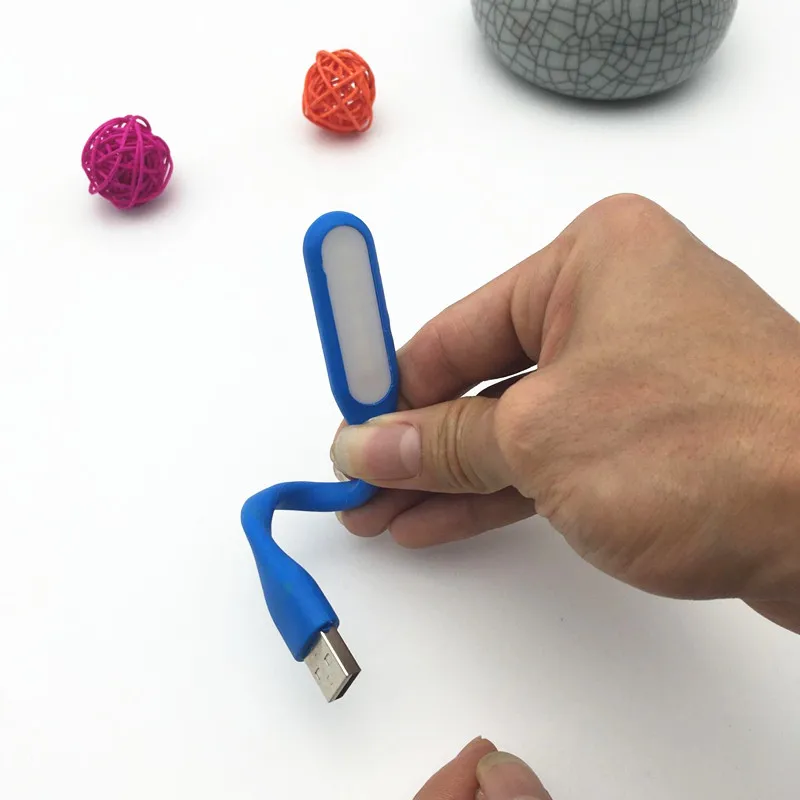 Многоцветная usb Светодиодная лампа для внешнего аккумулятора компьютера ПК