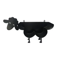 cute sheep toilet paper roll holder black toilet roll holder free standing or wall mounted tissue paper stand
