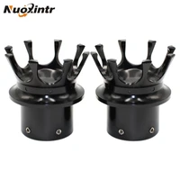 nuoxintr aluminum motorcycle front axle nut covers bolt cap chrome black crown for harley sportster xl883 xl1200 dyna touring