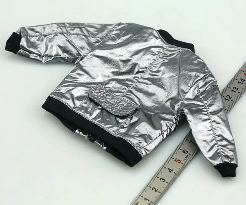 Серебряная бейсбольная рубашка модель куртки для мужской куклы PH HT | Игрушки и