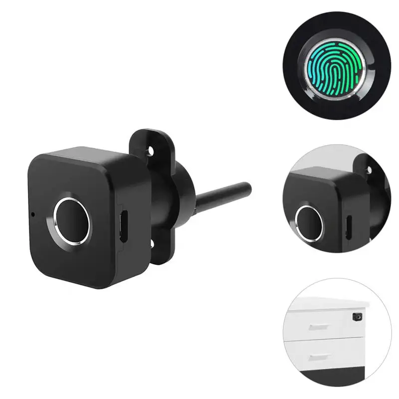 

1Pc Intelligent Electronic Fingerprint Unlocking Drawer USB Fingerprint Lock