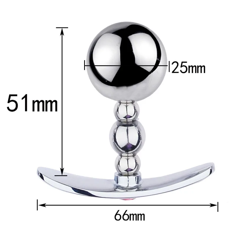 Металлическая эротическая игрушка для взрослых Анальная пробка мяч анальный