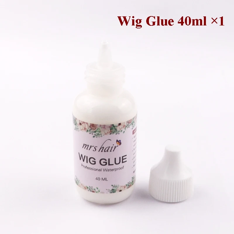 Mrshair Glue Парик на шнурке, клей для волос, клей для кружевных париков, 1,3 унций, 38 мл, для париков, невидимый фронтальный шнурок - Цвет: Mrshair Glue