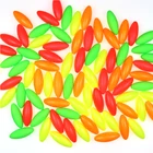 100 шт цветная овальная рыболовная установка для морской рыбалки Поплавок для помпано, отбеливания, Корвина, снэпперов, снастей для сома