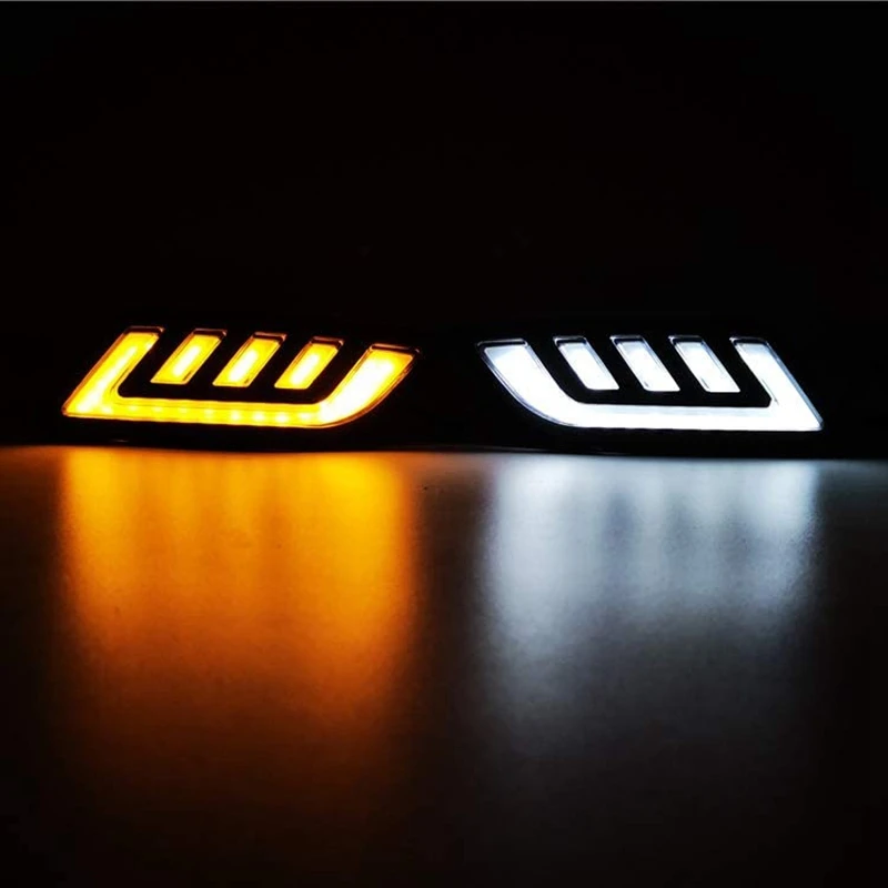 

Car DRL Daytime Running Lights Mask Grille LED Lamp with Turning Signal for Nissan NAVARA NP300 D23 2015-2019