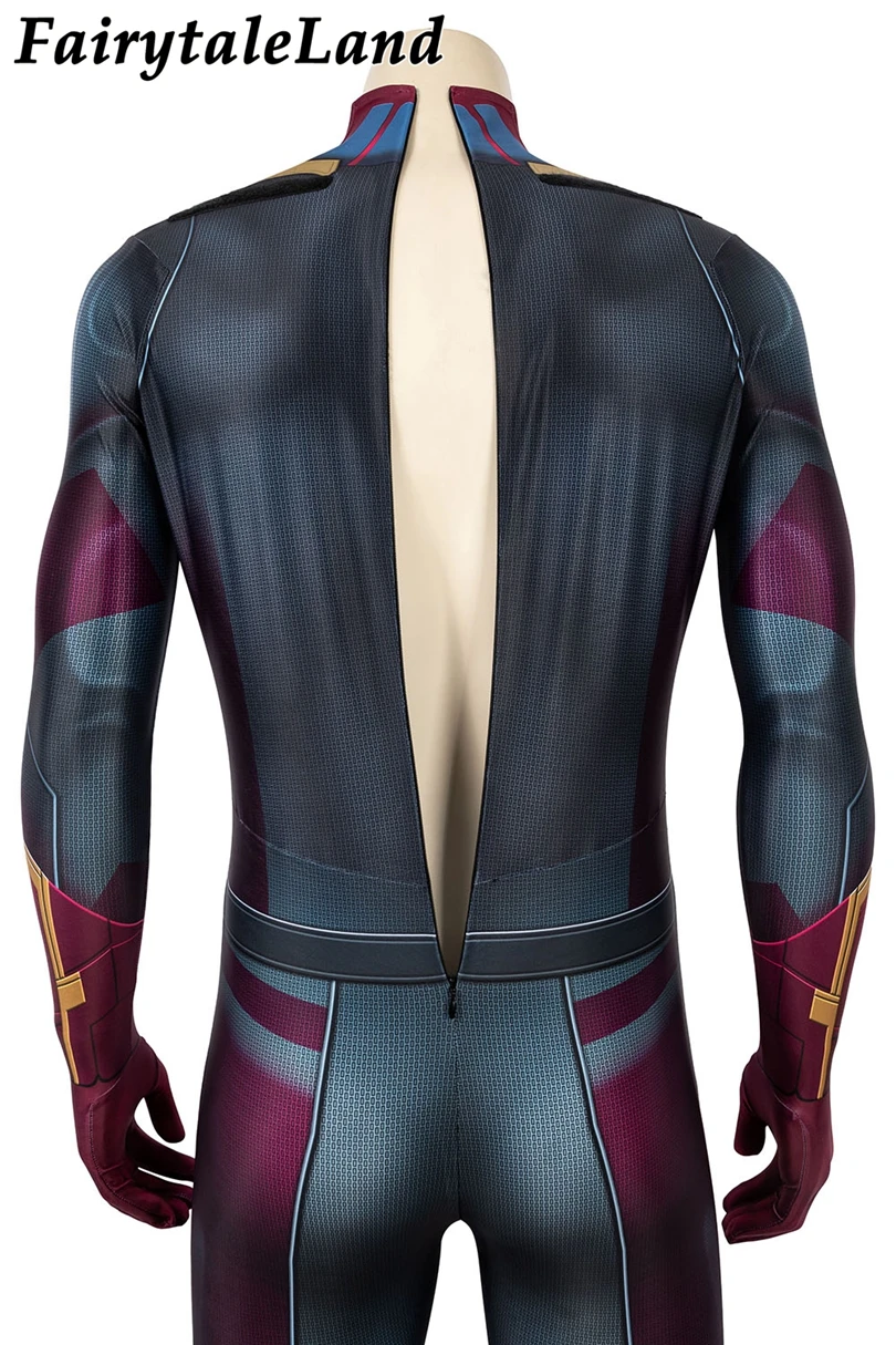 Комбинезон с 3D-принтом супергероев на Хэллоуин для взрослых мужчин костюм